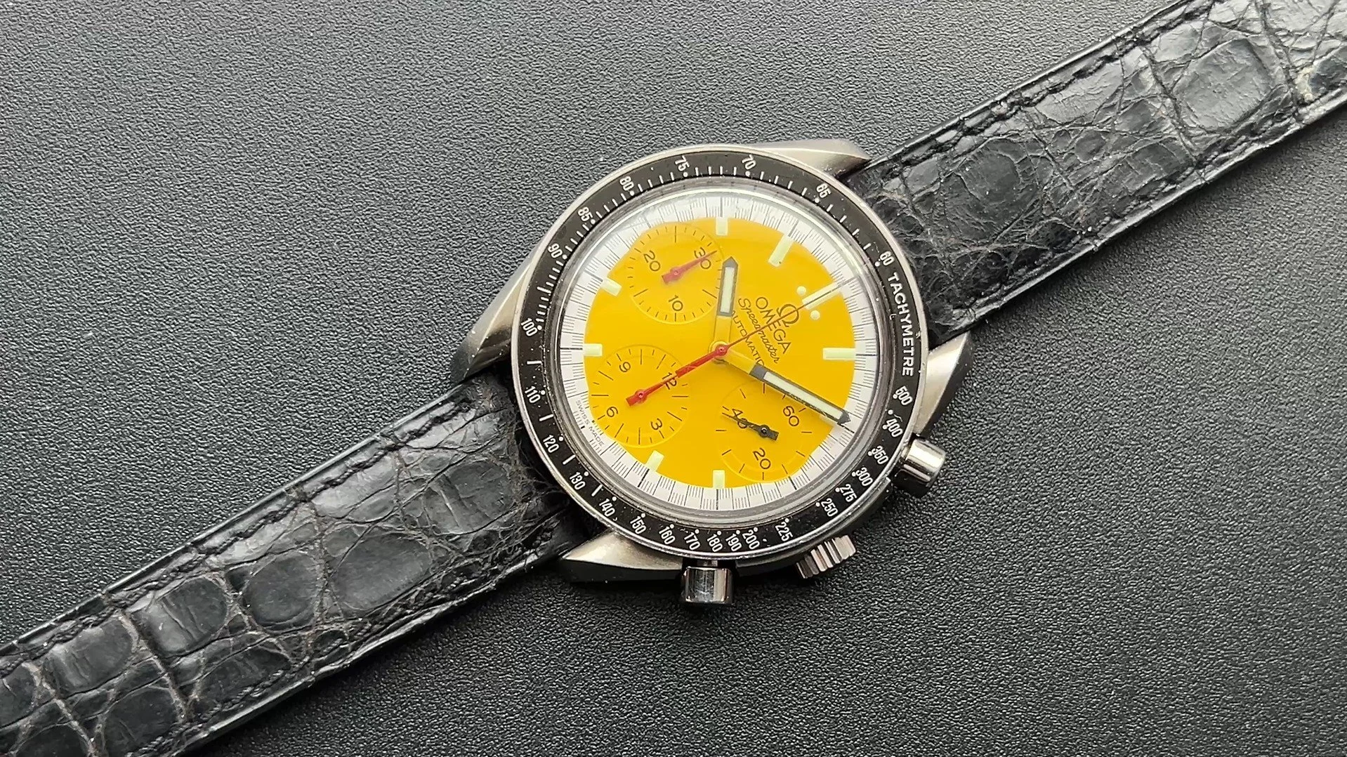 The 1990's Omega Speedmaster Michael Schumacher Racing Automatic